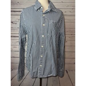Abercrombie & Fitch Muscle Long sleeve Button front shirt Large Y2K 90s Plaid